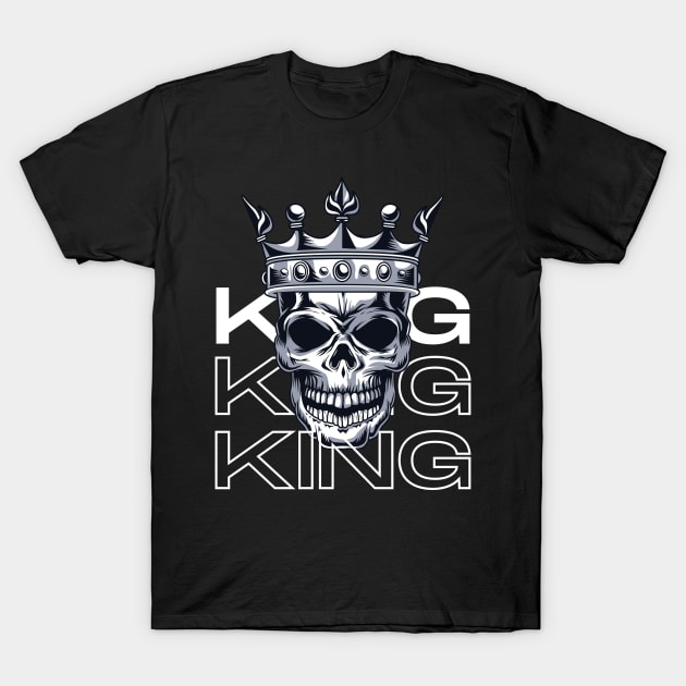 Skull King T-Shirt by attire zone